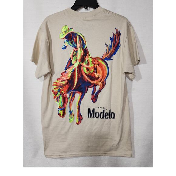 Modelo Cowboy men's medium shirt- first picture back of shirt - Picture 1 of 6